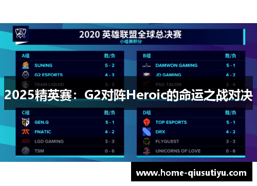 2025精英赛：G2对阵Heroic的命运之战对决